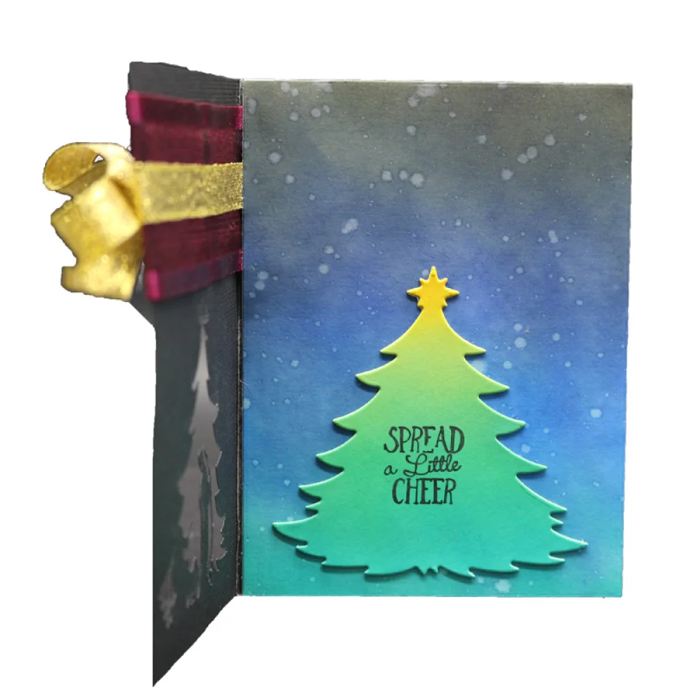 

Christmas Tree Metal Cutting Dies People Background Scrapbooking Craft Stencil Album Embossing Card Making Die Cut New 2020