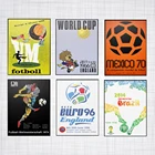 Постер евро 96 для чемпионата Европы в Англии, чемпионата мира по футболу, печать чемпионата мира в Швеции, Мексике, 70, Германия, 74, Бразилия, 2014, художественный Декор