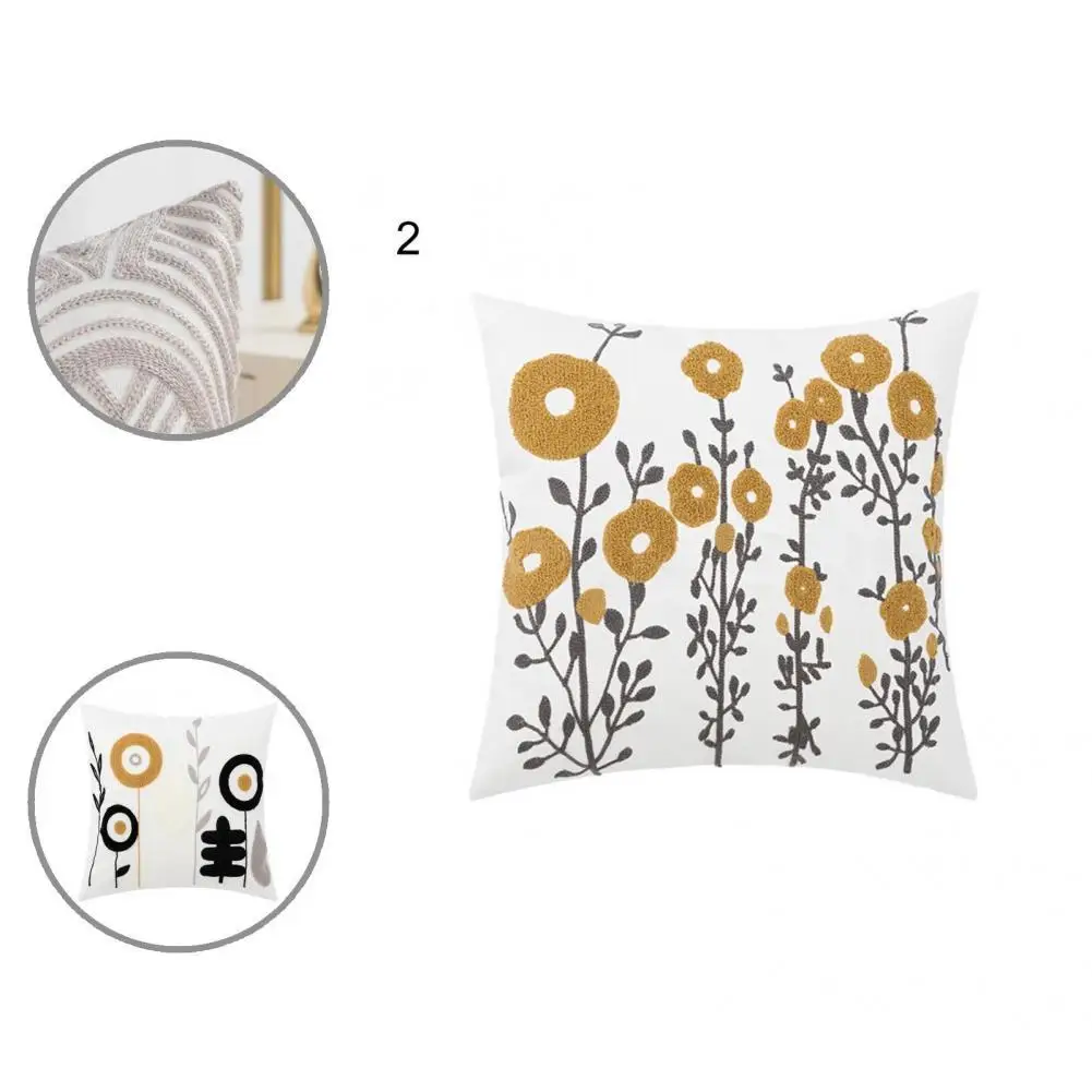 

Shrink Resistant Stylish Strong Flexibility Cushion Cover Elegant Cushion Case Square for Car