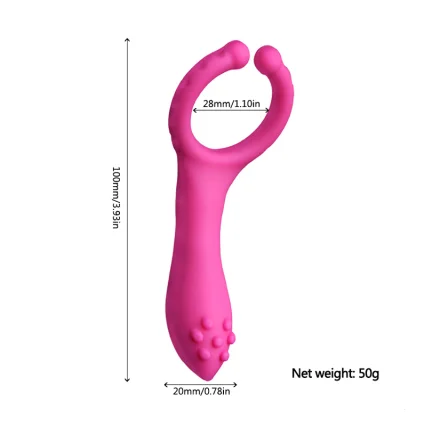 Вибратор для стимуляции точки G Candiway силиконовый вибратор с клипсой сосков