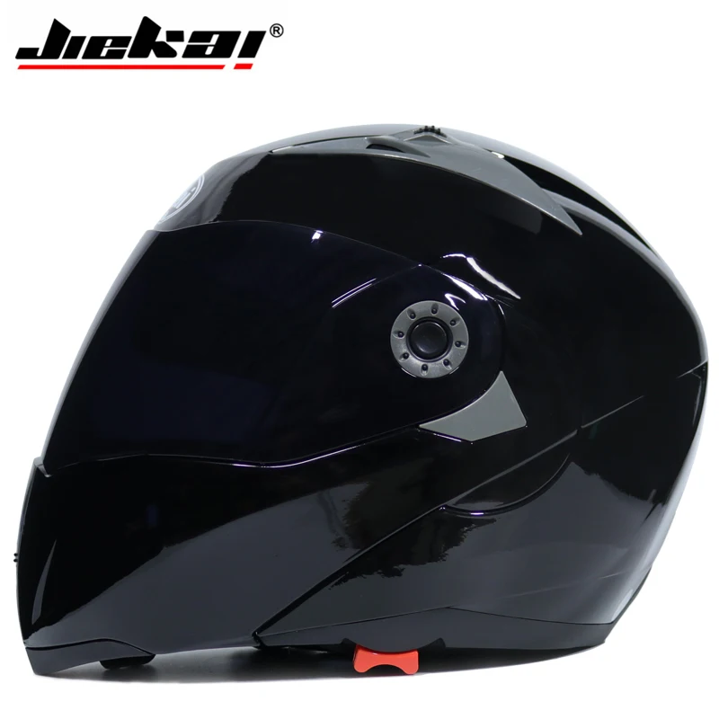 

Real motorcycle helmet Jiekai 105 van helmet with double mirror winter double mirror male motorcycle helmet motorcycle helmet