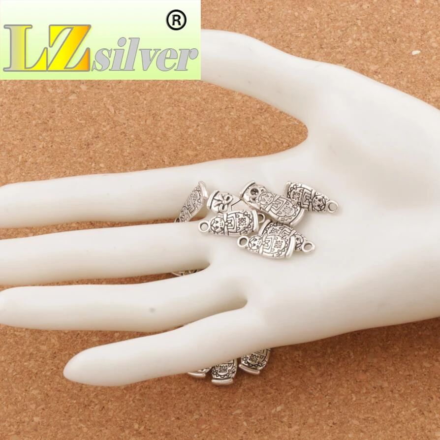 Russian Dolls Charm Beads 200pcs zinc alloy Pendants Jewelry DIY 17.4x7.6mm L1142