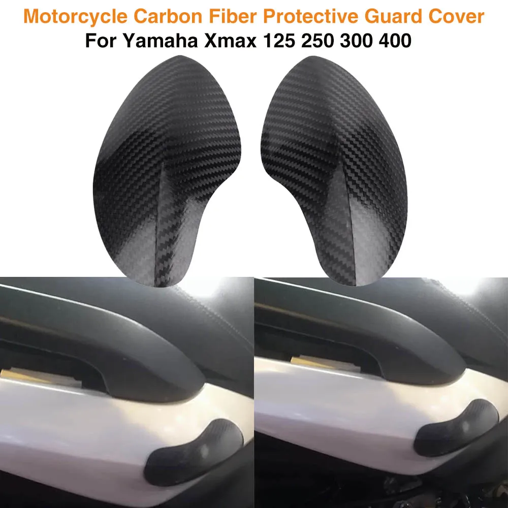 

Motorcycle Scooter Accessories Left And Right Side Covers Real Carbon Fiber Protective Cover For Yamaha Xmax 125 250 300 400