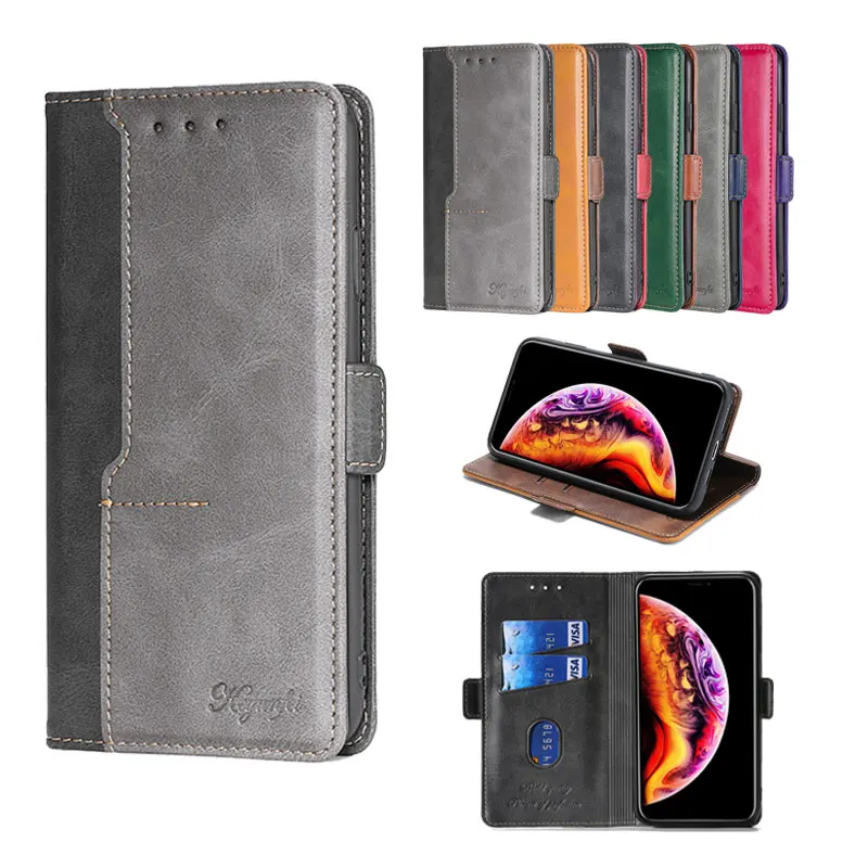 PU Leather Flip Wallet Case for Samsung Galaxy J3 J5 2015 2016 J7 2017 J2 ACE Pro J4 J6 Plus 2018 J8 Prime Core Card Slot Cover