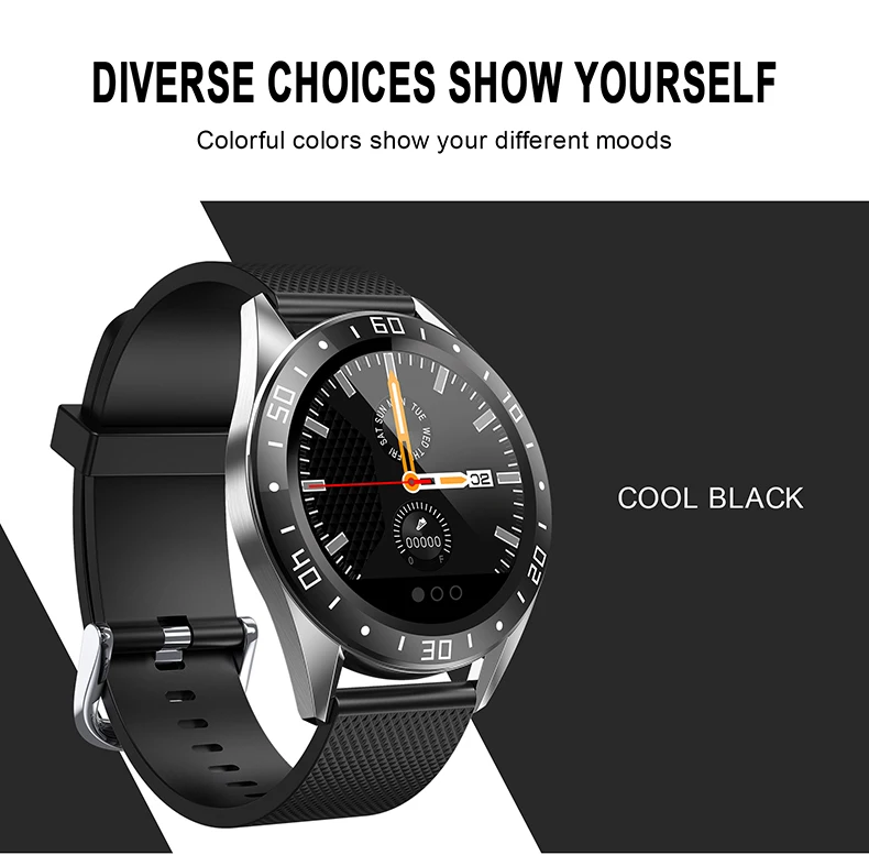 GT105 1.22inch Smartwatch Men Women Heart Rate Blood Pressure Monitor Smart Watch With Weather Push Music Control Call | Электроника
