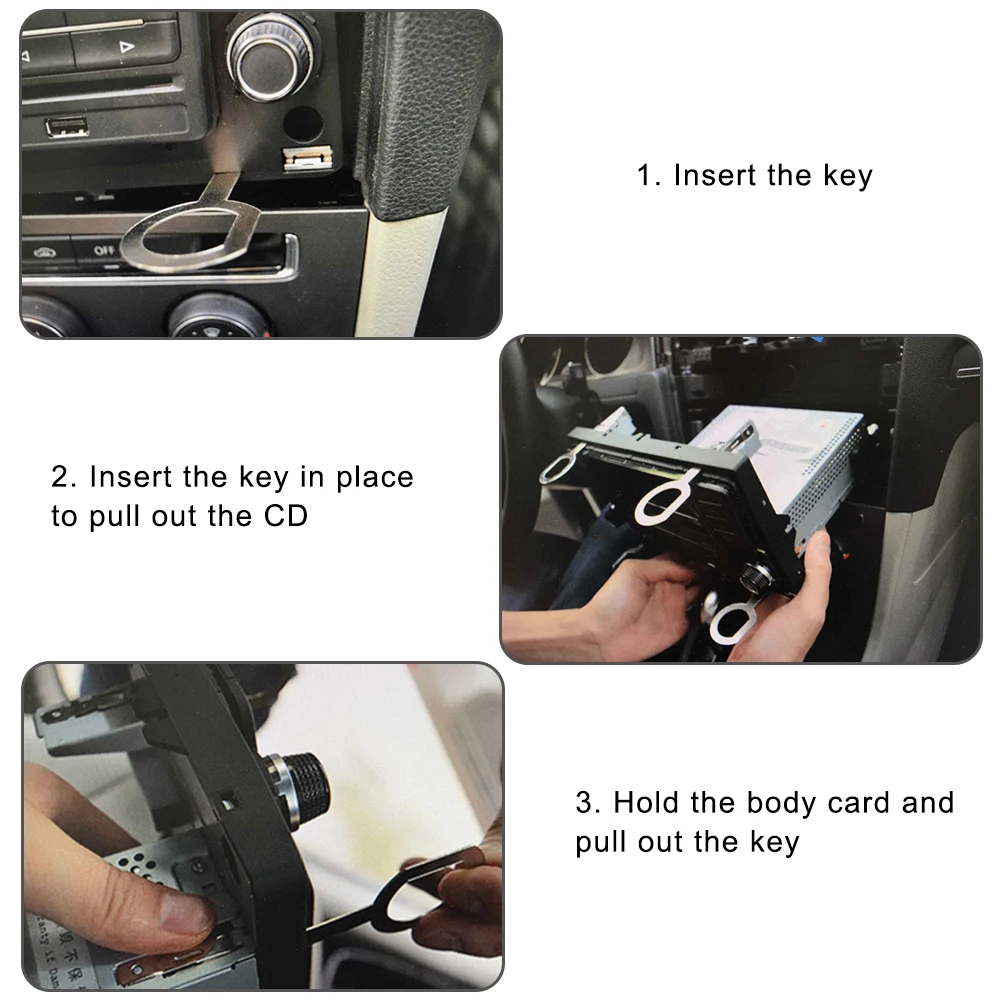 4 шт./инструмент для разборки автомобильного аудио CD ключа VW Audi Ford Focus стерео радио