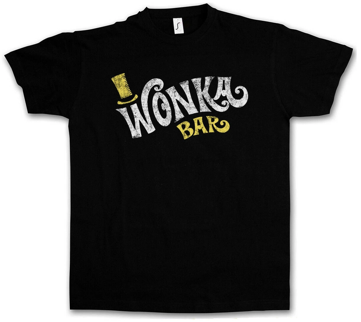 

WONKA BAR T-SHIRT - Charlie Chocolate Factory Willy Bucket Roald Dahl T-Shirt