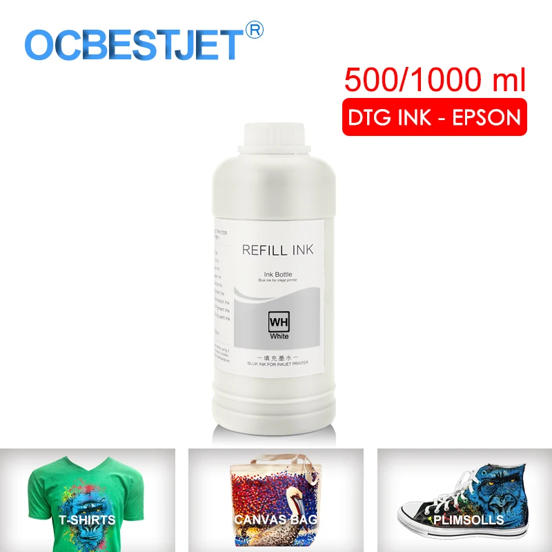 Чернила для текстиля Epson 1000 1390 1400 1410 T50 T60 P50 A50 R1800 R1900 R2000 R3000 F2000 F2100 1430 мл|ink draw|ink