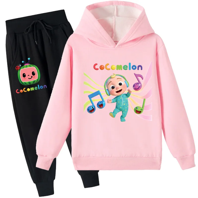 

Hot Sale New Style Kawii Kids Hoodies Sets Plus Velvet Cartoon Baby Boys Cool Children Boy Girl Clothes Keep Warm Suit
