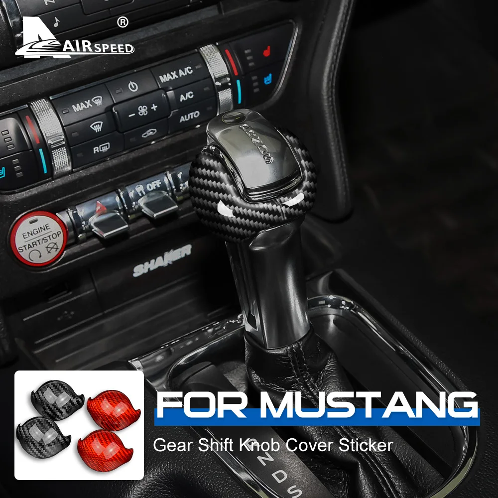 Наклейка из углеродного волокна Airspeed для Ford Mustang аксессуары 2015 2016 2017 2018 2019 чехол