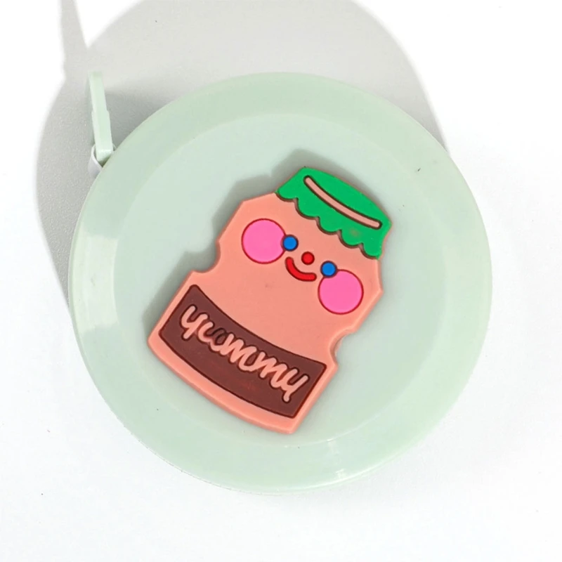 

B2RD Mini Cartoon Small Tape Measure Portable Clothing Soft Ruler Key Ring Tape Ruler