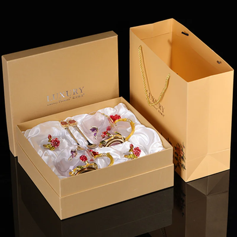 Горячие и холодные напитки чайная чашка красивая новая эмалированная кофейная