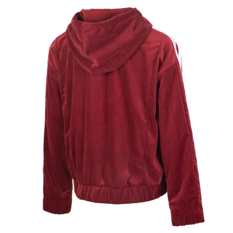 Original New Arrival Adidas NEO W CS SWH VELOUR Women's Pullover Hoodies Sportswear | Спорт и развлечения
