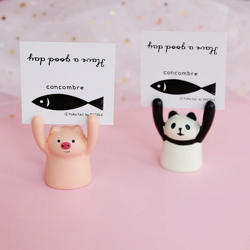 Поросенок панда кошка лягушка форма милый орнамент фото клип карта сообщение