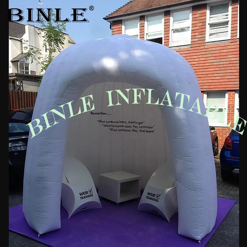 Свадебный реквизит белая воздушная купольная надувная камера светодиодный