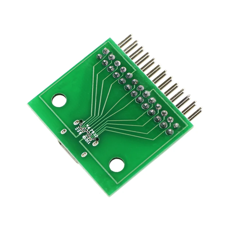 1 шт. USB 3 разъемом Type C 24Pin со штекера на гнездо адаптер розеток припоя 24P PCB плата с 2