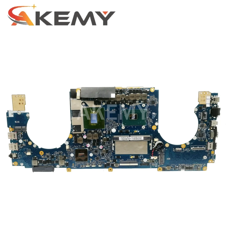 Akemy GL502VMK материнская плата для Asus ROG GL502VM GL502V ноутбука REV2.1 тест OK W/ I7-7700HQ CPU GTX1060 8 Гб