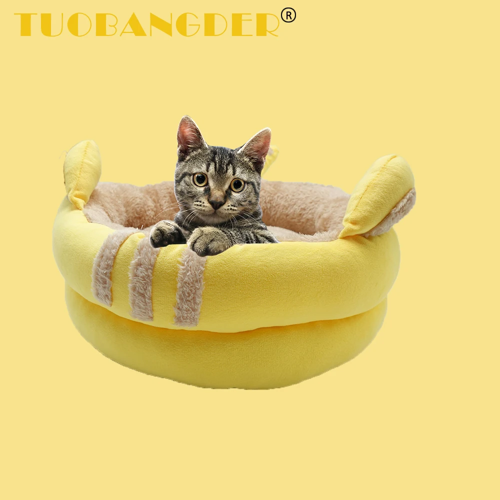Домашняя кровать для собак кошек Конура теплый диван коврик домашняя Подушка сна