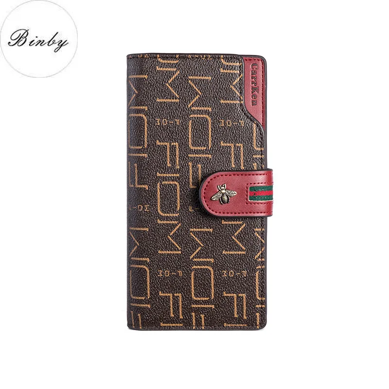 

Cross border supply new European and American style women's wallet long multi-functional zipper buckle letter handbag wholesale