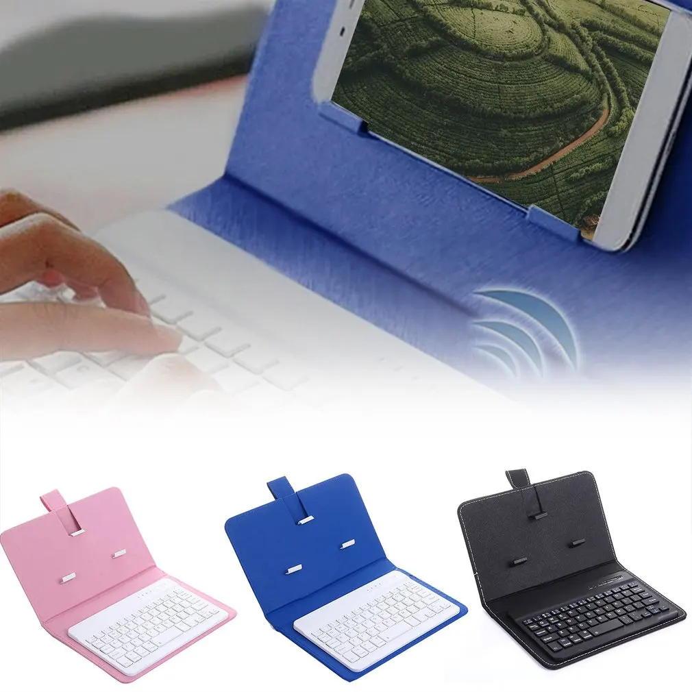 

Portable PU Leather Wireless Keyboard Case for iPhone Protective Mobile Phone with Bluetooth Keyboard For IPhone 11 Smartphone