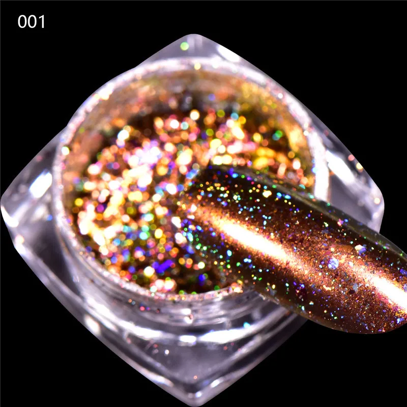 BeautyBigBang, 0,1 г, 12 цветов, блестящий блеск для ногтей, Звездный дизайн ногтей, пудра для маникюра Кончиков Ногтей, украшения, хромированная пудра для ногтей