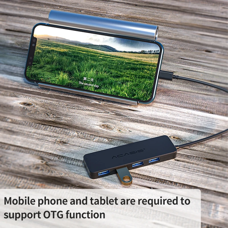 USB-концентратор Acasis Type C 4 порта 3 0 дюйма USB 2 | Компьютеры и офис