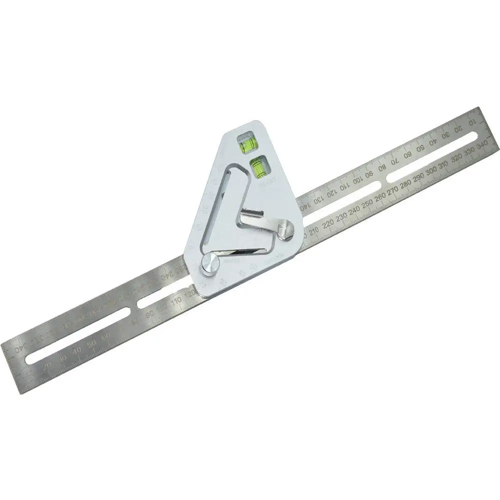 

Adeeing Multifunctional Angle Ruler Aluminum Alloy Level Gauge Measuring Tools stainless steel Angle Ruler r57