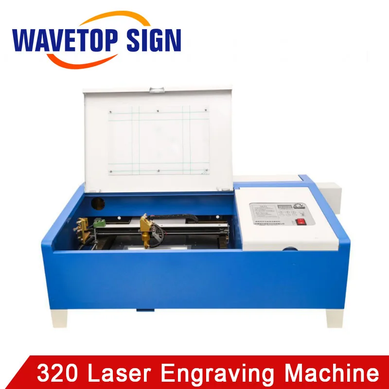 WaveTopSign 3020 лазерная гравировальная машина 50 Вт рабочая зона 300x200 мм гравировальная машина с надписями