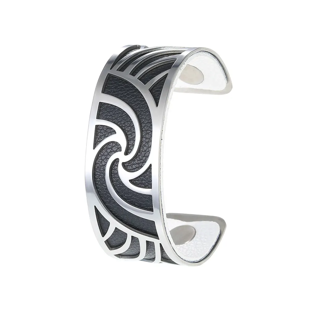 georgette Кремо крученый браслет браслеты Femme Manchette Bijoux нержавеющая сталь Argent высокое качество элегантный браслет Pulseiras - Окраска металла: georgette