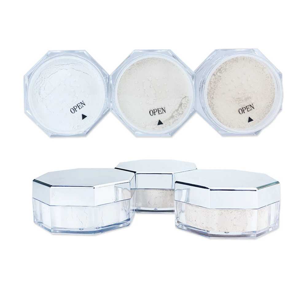 

3 Colors Setting Powder Makeup Translucent Loose Powder Private Label Long-lasting Oil-control Concealer Even Skin Tone No Logo