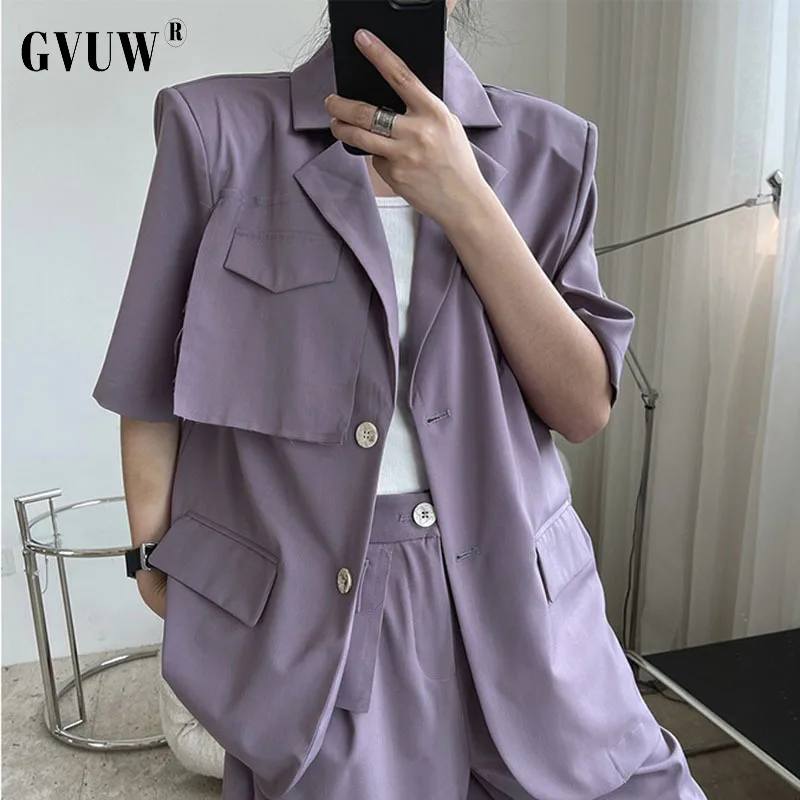 

"Private" summer new fashion design sense back slit coat pants suit women