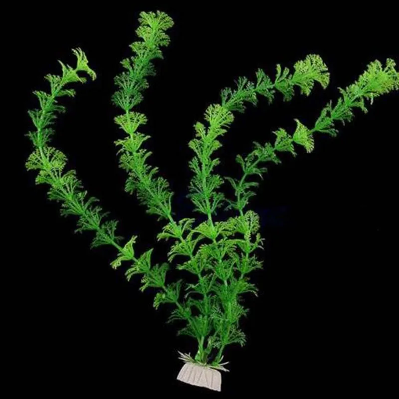 

Aquarium 30CM Underwater Plants Fish Tank Decoration Green Purple Water Grass Viewing Aquarium 3 knots of vanilla Accessoires