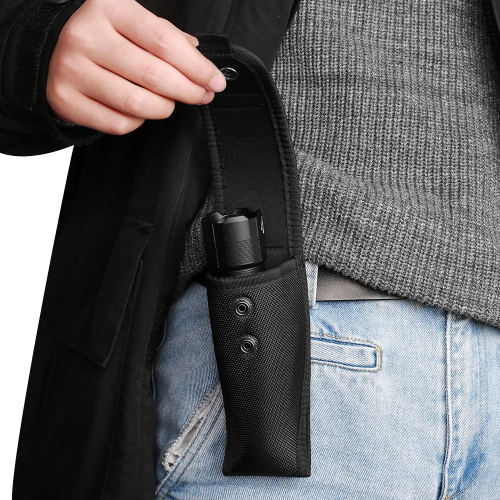 

5.71-6.61 Flashlight Pouch Molle LED Torch Holster Outdoor Work Hunting Camping Hiking Multitool Flashlight Pouch