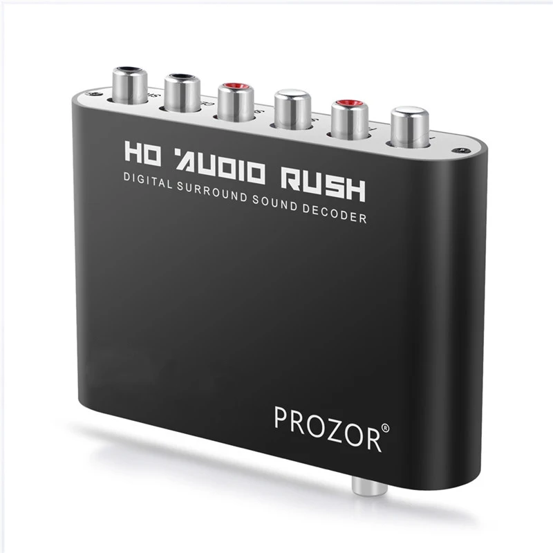 Proster для 5,1 цифровой аудио декодер HD Раш аудио Шестерня объемный звук декодер SPDIF цифровой для DTS AC3 декодер передач