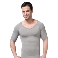 2021 men waist trainer sweat body shaper weight loss shapewear workout shirt fitness gym top clothes breathable sportswear