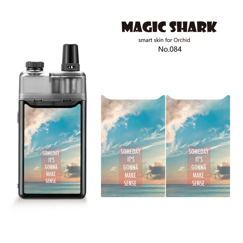 Magic Shark Fashion Dream on Dreamer английские слова водонепроницаемый ПВХ 2.5D чехол наклейка