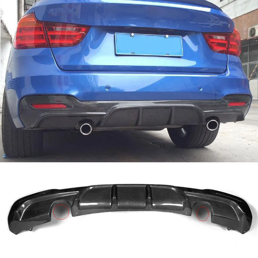 F34 GT диффузор заднего бампера из углеродного волокна для BMW 328i 330i 335i 340i M sport 4 двери