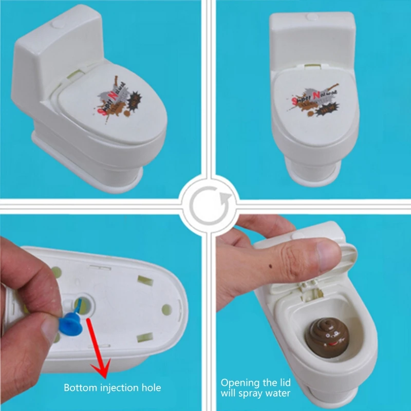

Mini Interesting Toilet Bowl Water Toy For Kids Children J60B