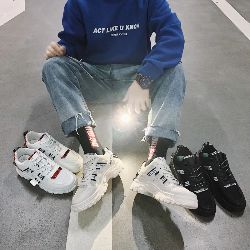 Лидер продаж мужские уличные кроссовки для бега спортивные из сетчатого