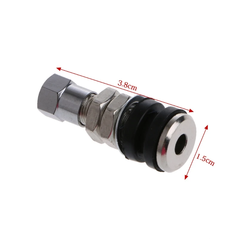 

1 Pair Tire Wheel Valve Tubeless No Tube Stem Motorcycle Car Bike ATV Bicycle for motorcycles, motorbike, cars, bicycles
