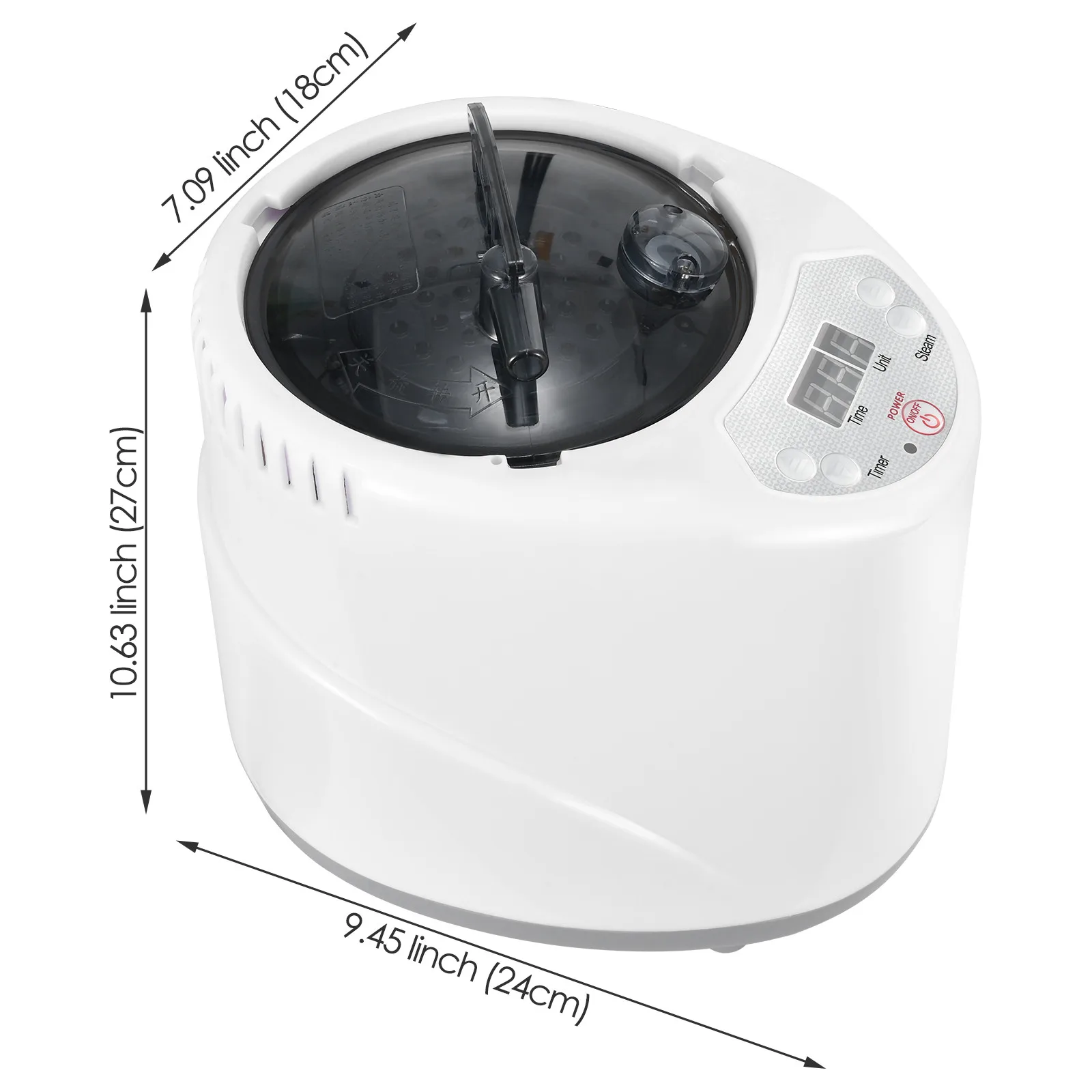 Паровой котел 2 л часы для сауны деревянные бочек большой парогенератор 1000 Вт