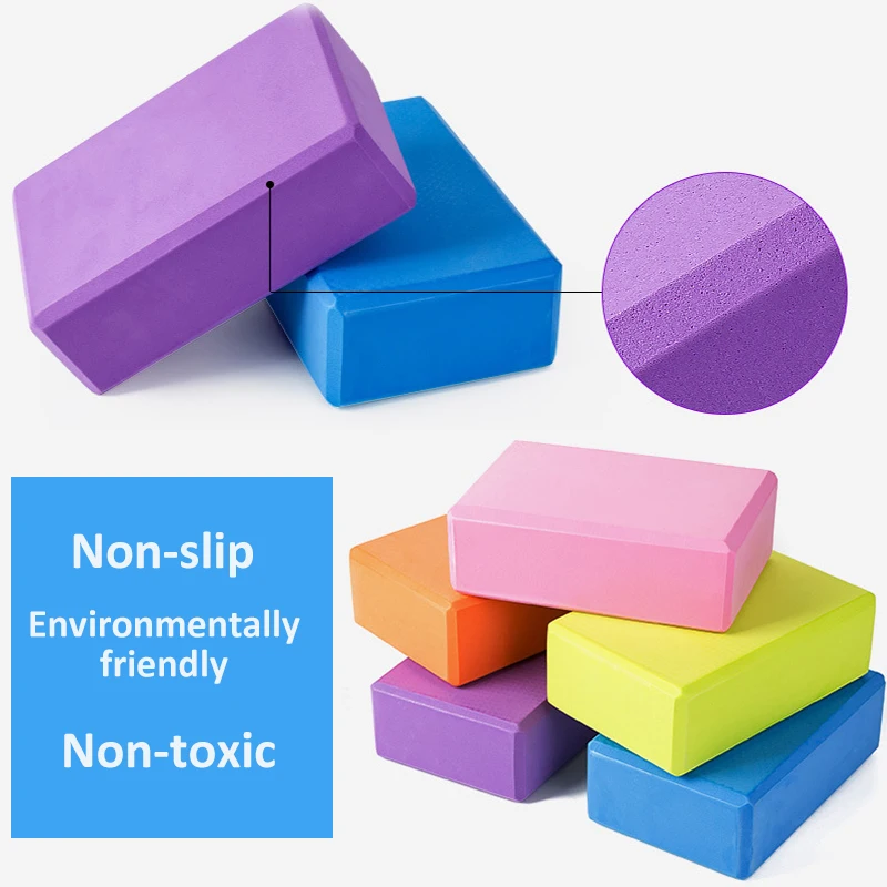 Gimifit блок для йоги кирпичная помощь растяжки тренажерный зал Пилатес упражнения