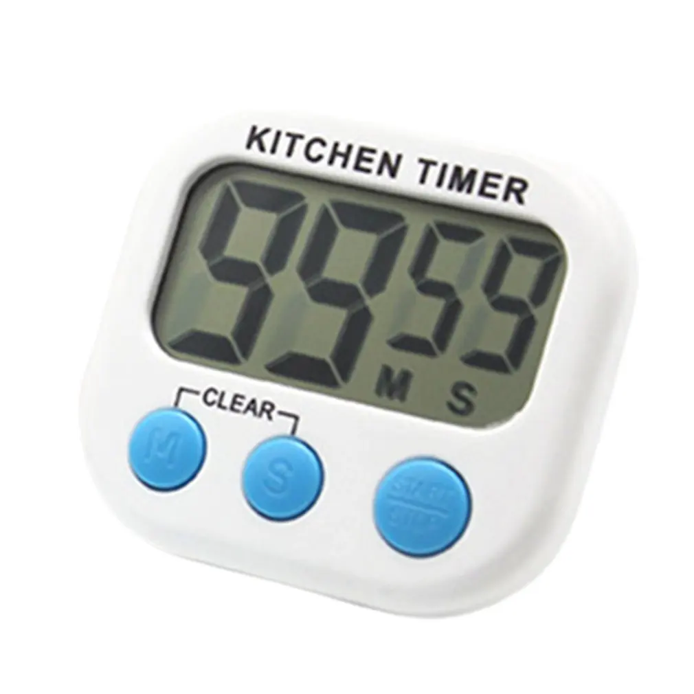 

Digital Kitchen Timer Household Large-screen Electronic Timer Portable Electronic Alarm Clock Cooking Baking Laboratory Timer