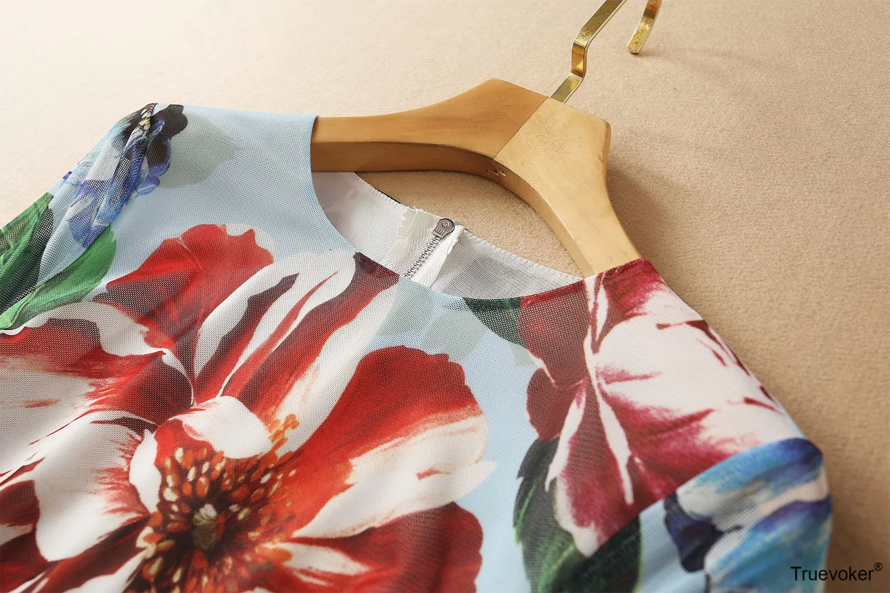 

Sexy European Designer Sheath Party Dress Women's High End Full Sleeve Floral Print Lace Draped Mini Holiday Vestido