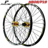mtb bicycle wheels mountain bike wheel front2 rear5 bearing 2627 529inch 7 1112speed six hole disc brake qr100 135alloy hub
