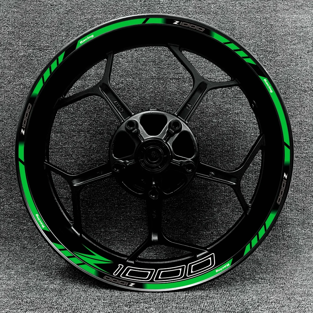 Полный комплект для Kawasaki Z1000 наклейка с логотипом обода мотоцикла декоративная