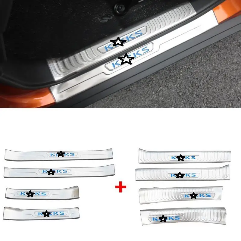 Задние панели педаль автомобиля модифицированный декоративный Стайлинг стикер