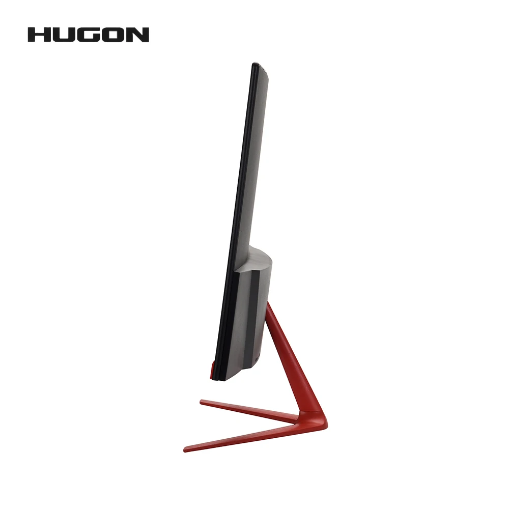 HUGON 24 Inch 23.8&quot TFT-LCD Curved Screen Monitor PC 75Hz 1920×1080p HD Gaming Display VGA Interface | LCD Monitors