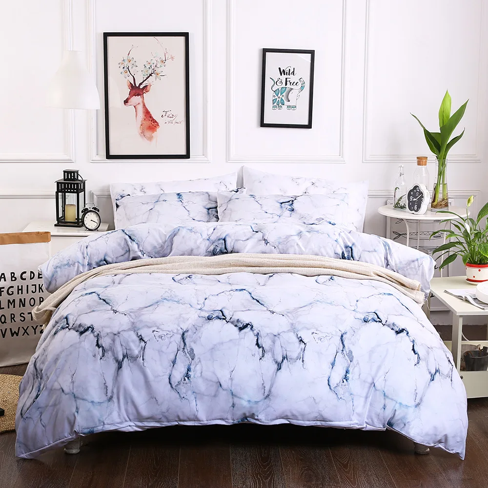 

3D Fashion Printed Marbling Duvet Cover Quilt Cover Bedding Set Bedding Cover Pillow Case Home Textile For Adult