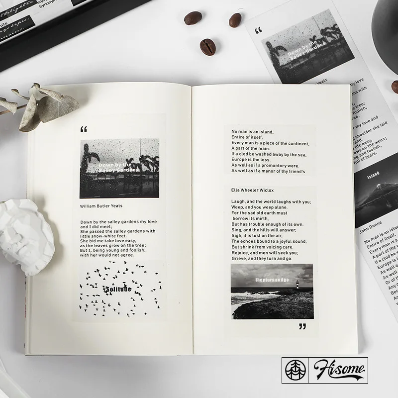 1 рулон винтажной ленты Washi полупрозрачная лента для домашних животных ретро